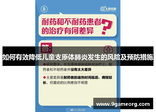 如何有效降低儿童支原体肺炎发生的风险及预防措施